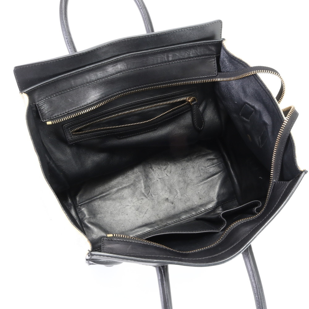 Celine Luggage Mini Shopper Leather Tote Bag - Picture 12 of 13